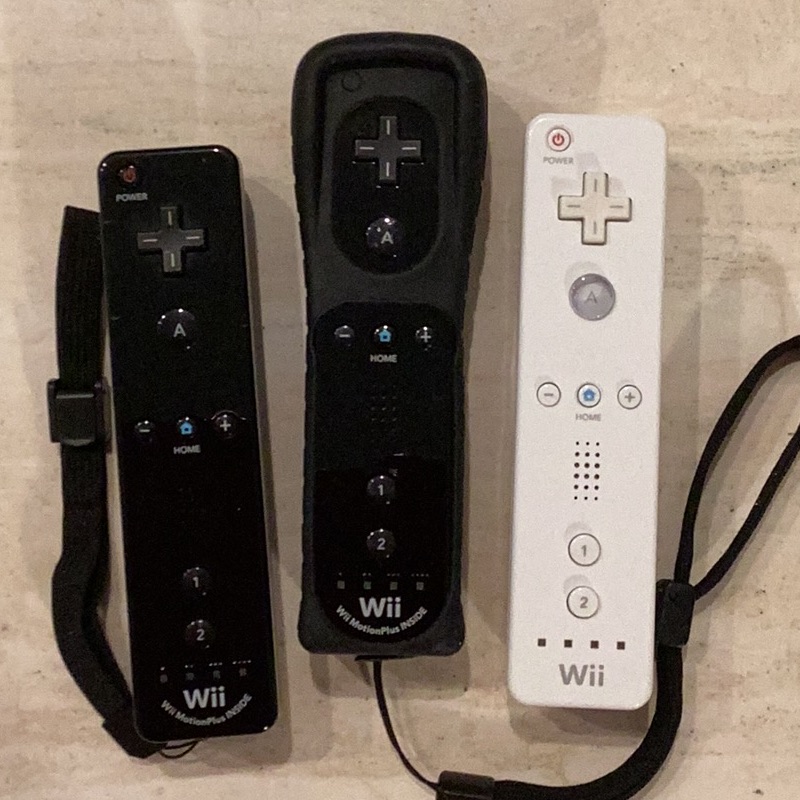 Nintendo Wii Remotes Motion Plus Inside Lot Of 3 Remote Controllers Wii U  Wii